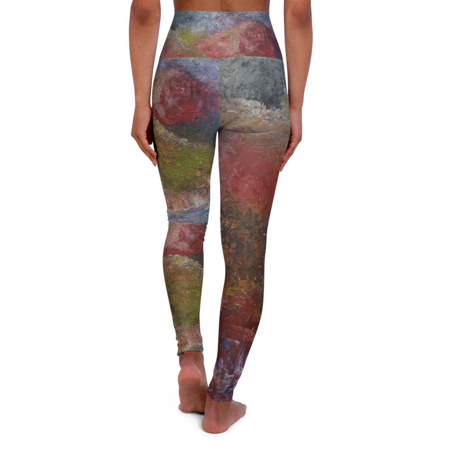 Artistic High Waisted Yoga Leggings | Comfortable & Stylish Activewear